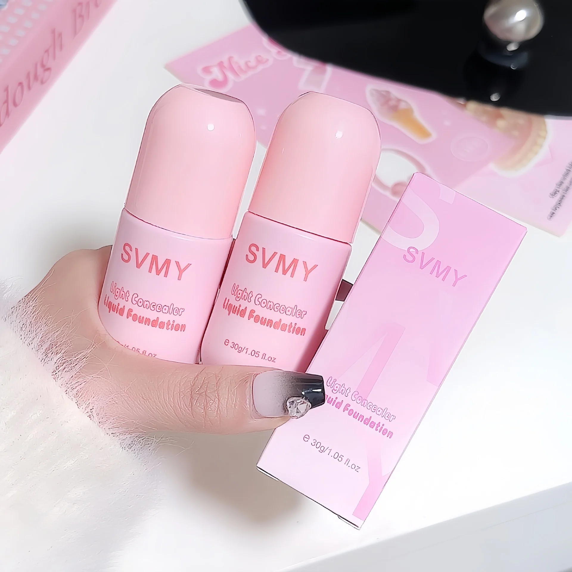 SVMY Liquid Foundation & BB Cream — Model 3810