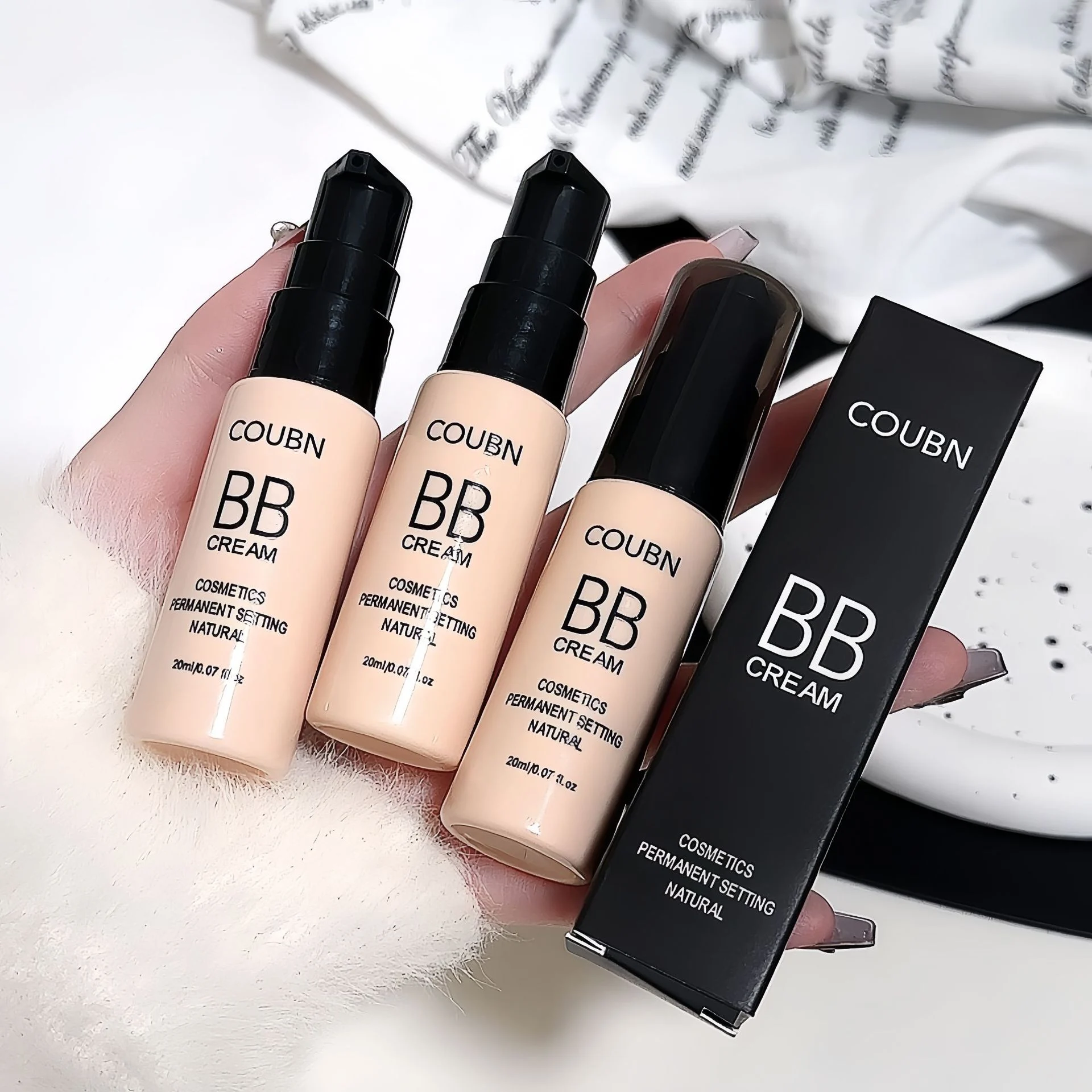 COUBN Liquid Foundation & BB Cream — Model 3918